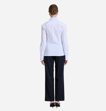 Fitted Stretch Cotton Shirt Custom-Tailored | Solephi Fitted Stretch Cotton Shirt Custom-Tailored | Solephi